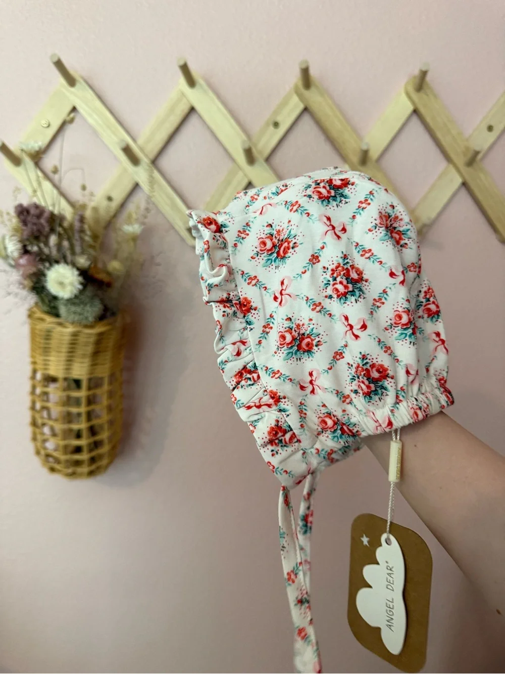 NWT Angel Dear Bamboo Floral Baby Bonnet - Kids Accessories
